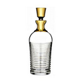 Waterford Circon Decanter With Gold Band
